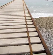 Groyne Installation for Erosion Control