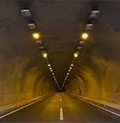 Highway underpass with integrated drainage and paving in Oman